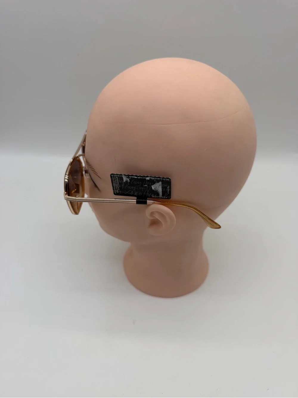 XOXO‎ Gold-Tone Hexagon Sunglasses with Brown Gradient Lenses